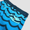 Appaman Best Quality Kids Clothing Boys Swim Quick Dry Hybrid Shorts | Wavy Blue