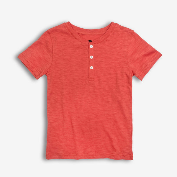 Appaman Best Quality Kids Clothing Day Party Henley | Coral