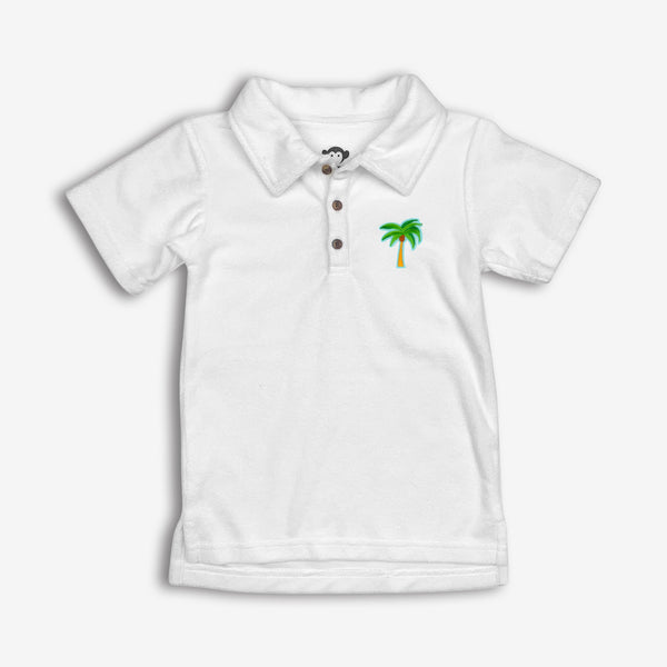 Appaman Best Quality Kids Clothing Fairbanks Polo | White
