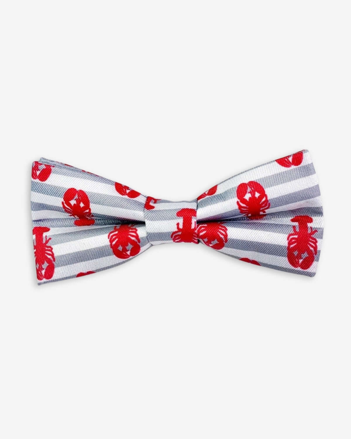 Lobster Stripe Bow Tie for kids—stylish, playful, and shellfish-free! Perfect for back to school and making a fashionable statement.