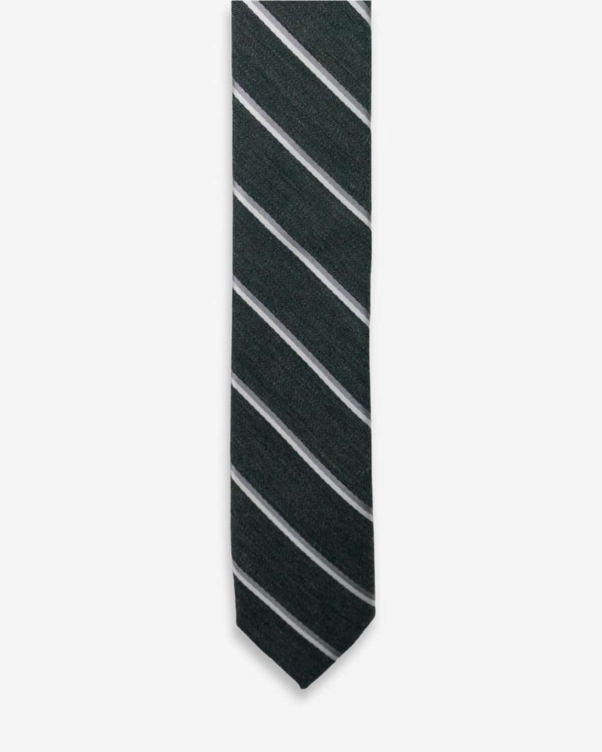 Sleek Sage Stripe Tie for kids—stylish, comfy, and ready to elevate any little one's back-to-school wardrobe!