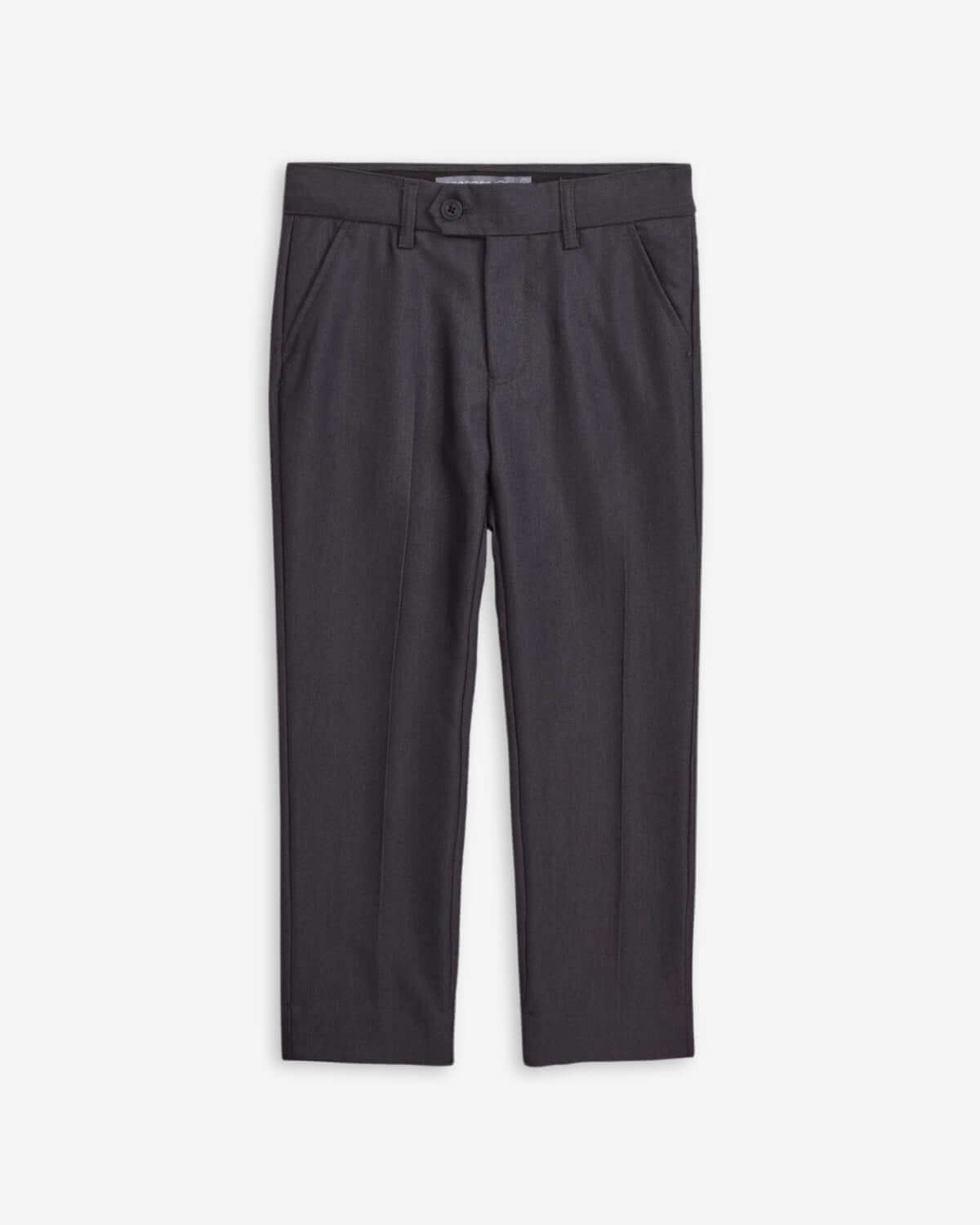 Vintage Black Suit Pants, slim-cut tailored fit, perfect for formal occasions and dressy events.