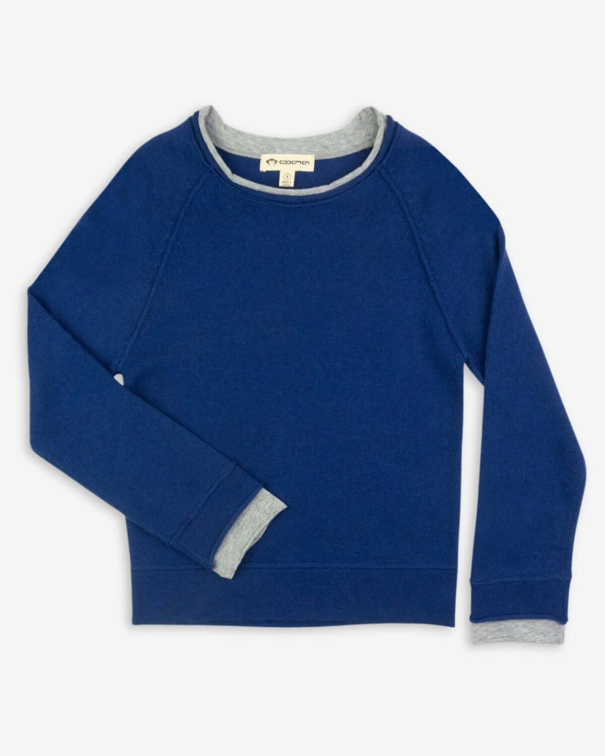 Royal blue Jackson Sweater by Appaman, stylish and comfy kids clothes for a trendy back-to-school look.