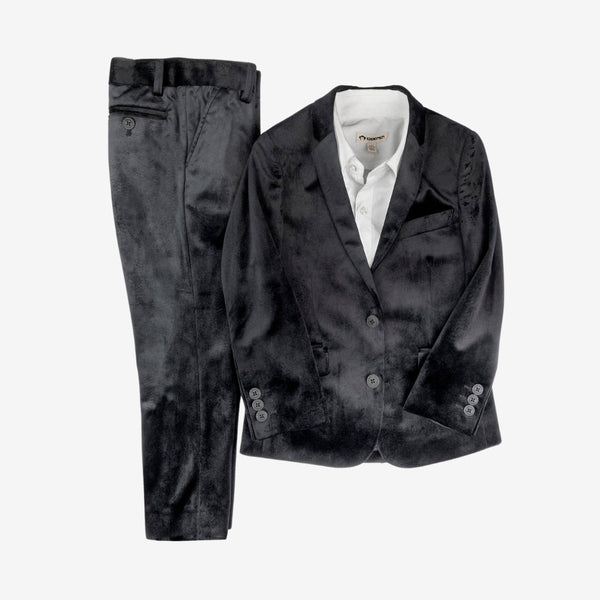 Appaman Best Quality Kids Clothing Fine Tailoring Suits Mod Suit | Vintage Black Velvet