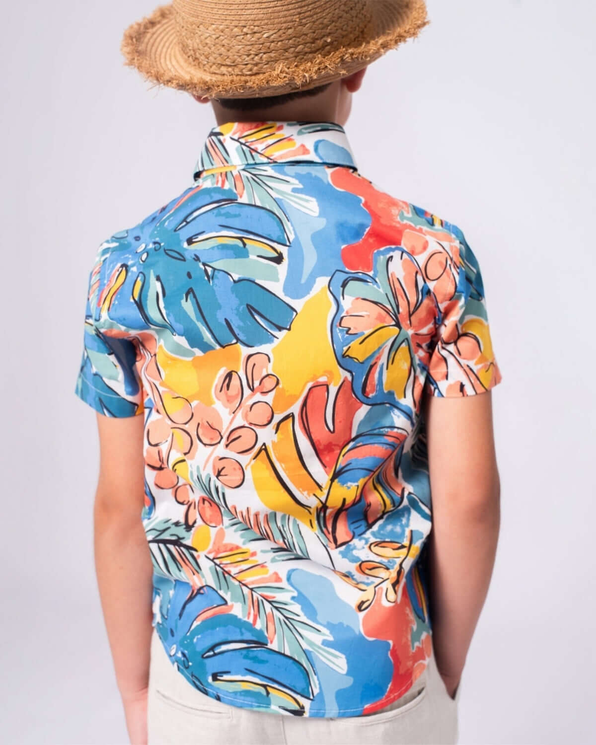 Colorful Artist Flora Day Party Shirt for kids, blending vibrant style with comfort—ideal for playdates and family fun!