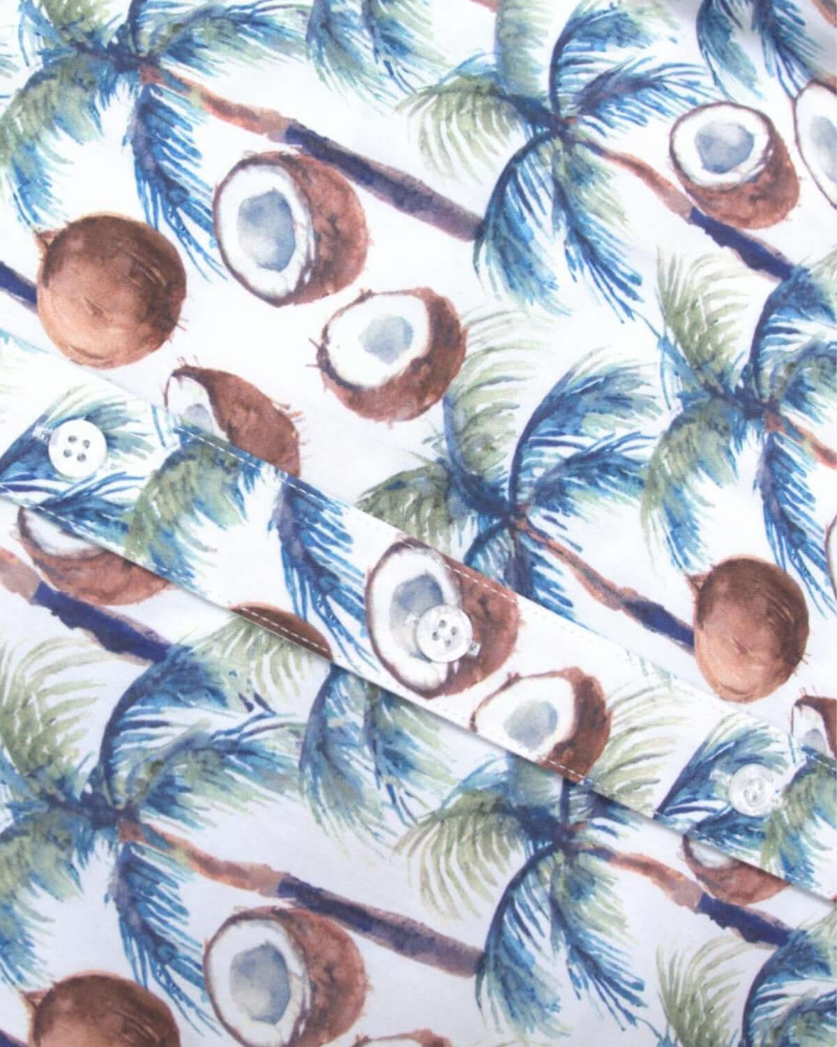 Fun Coconut Palms Day Party Shirt fabric, perfect kids clothes for stylish adventures in the sun!