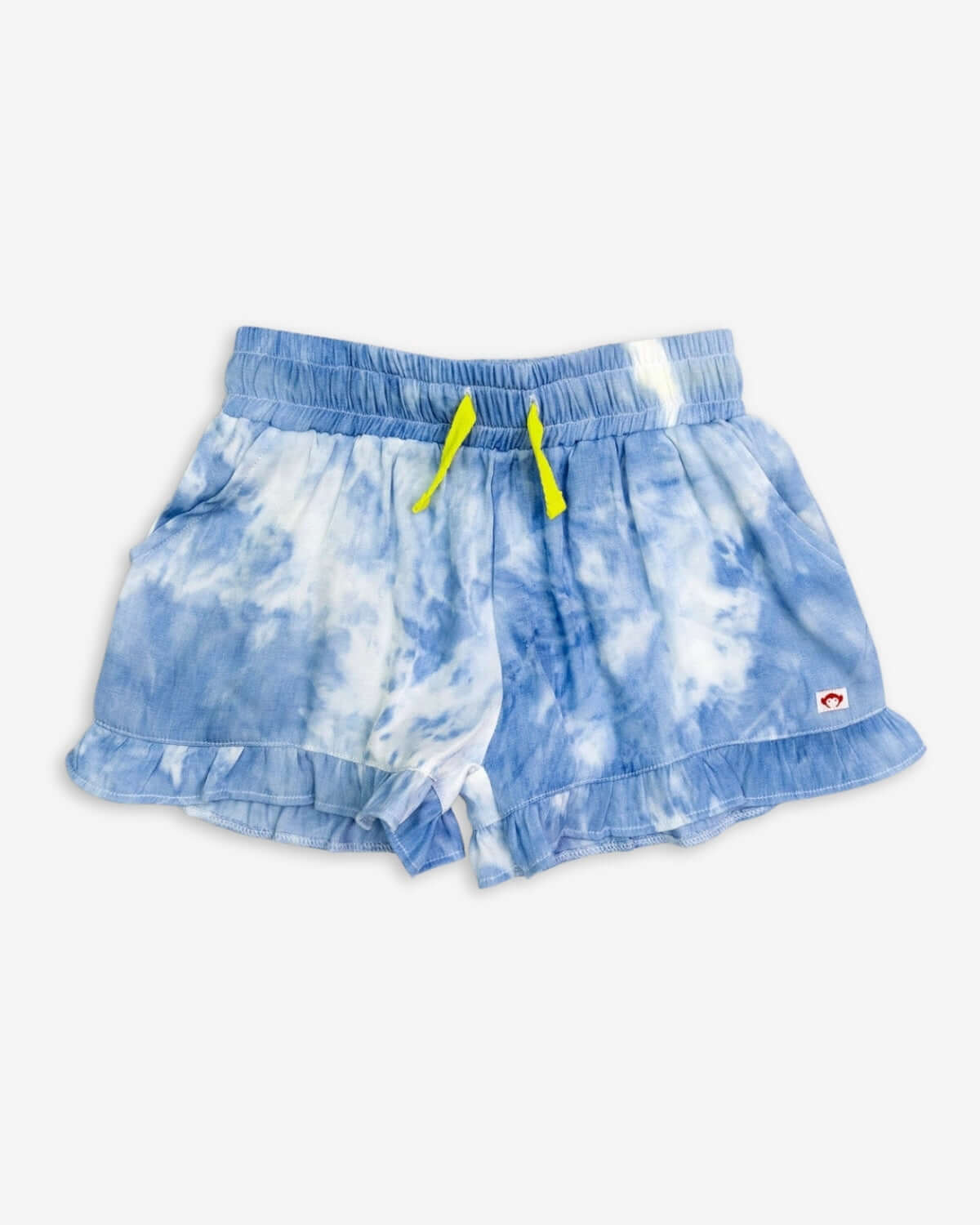 Featuring a playful tie-dye design, the Blue Beach Natalie Shorts are stylish, comfy kids clothes with pockets and adjustable straps.