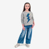 Appaman Best Quality Kids Clothing Girls Sweater/Hoodie Ruby Sweatshirt | Heather Grey