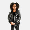 Appaman Best Quality Kids Clothing Girls Winter Coats Puffy Coat | Glitter Black