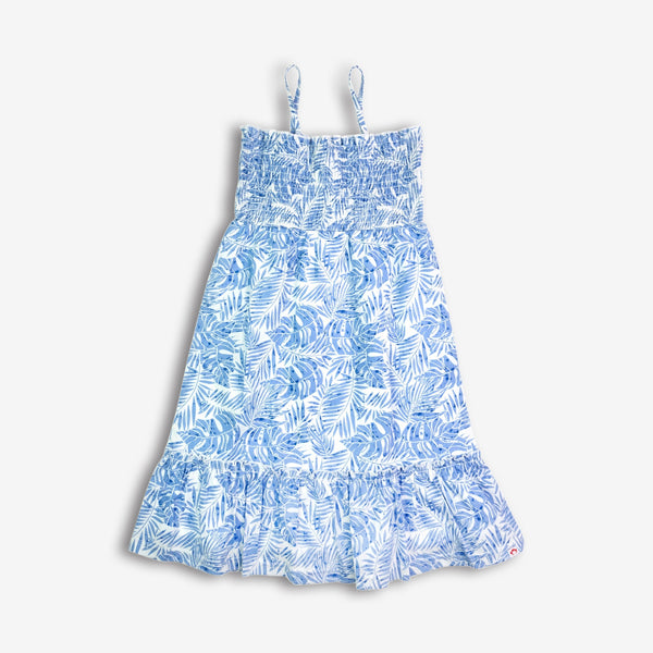Appaman Best Quality Kids Clothing Madison Dress | Blue Palms
