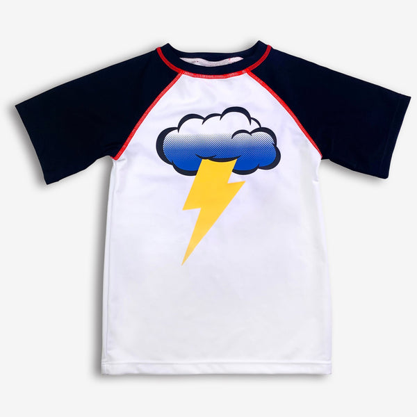 Appaman Best Quality Kids Clothing Rash Guard | Storm Cloud