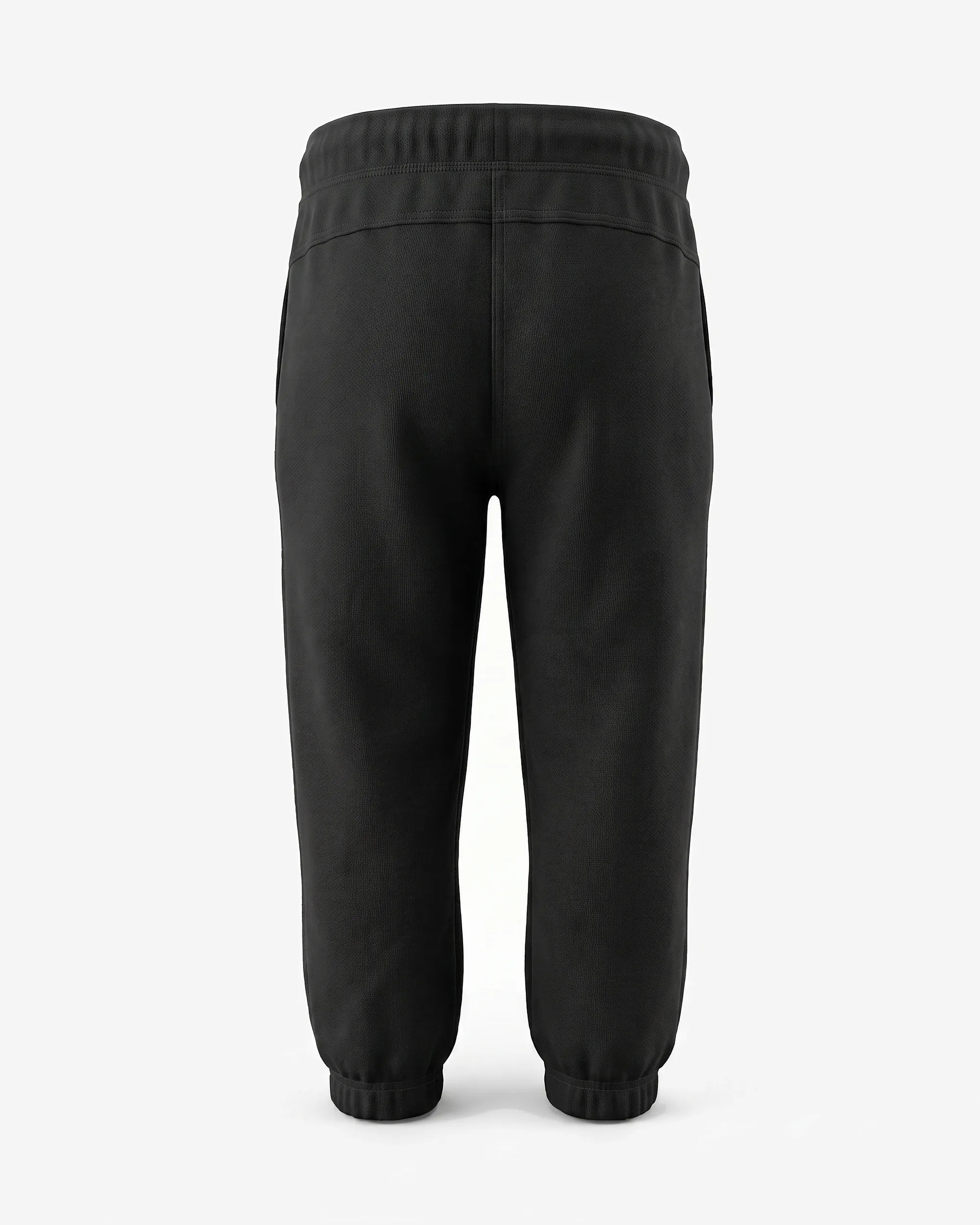 Black Gym Sweatpants — back