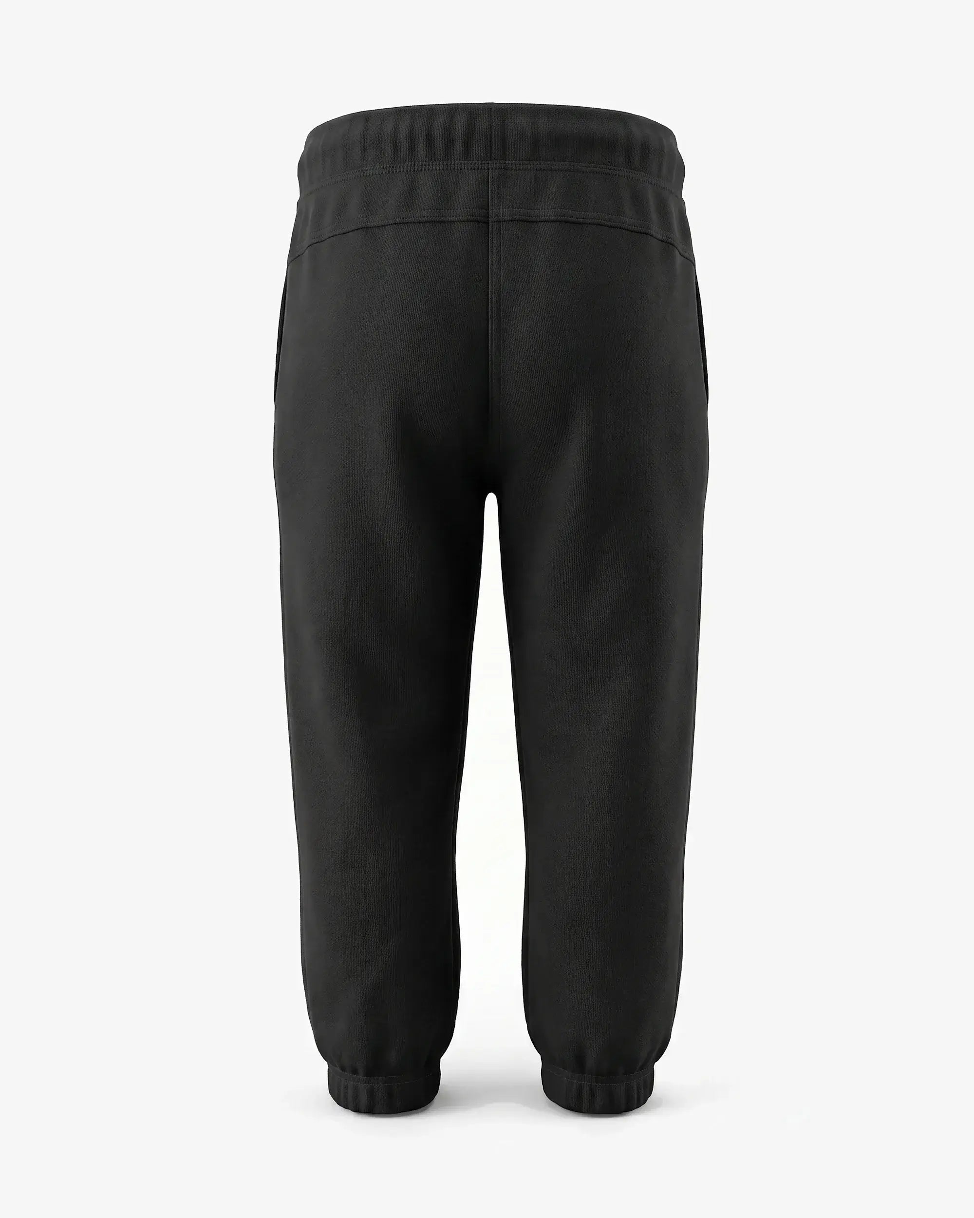Black Gym Sweatpants — back