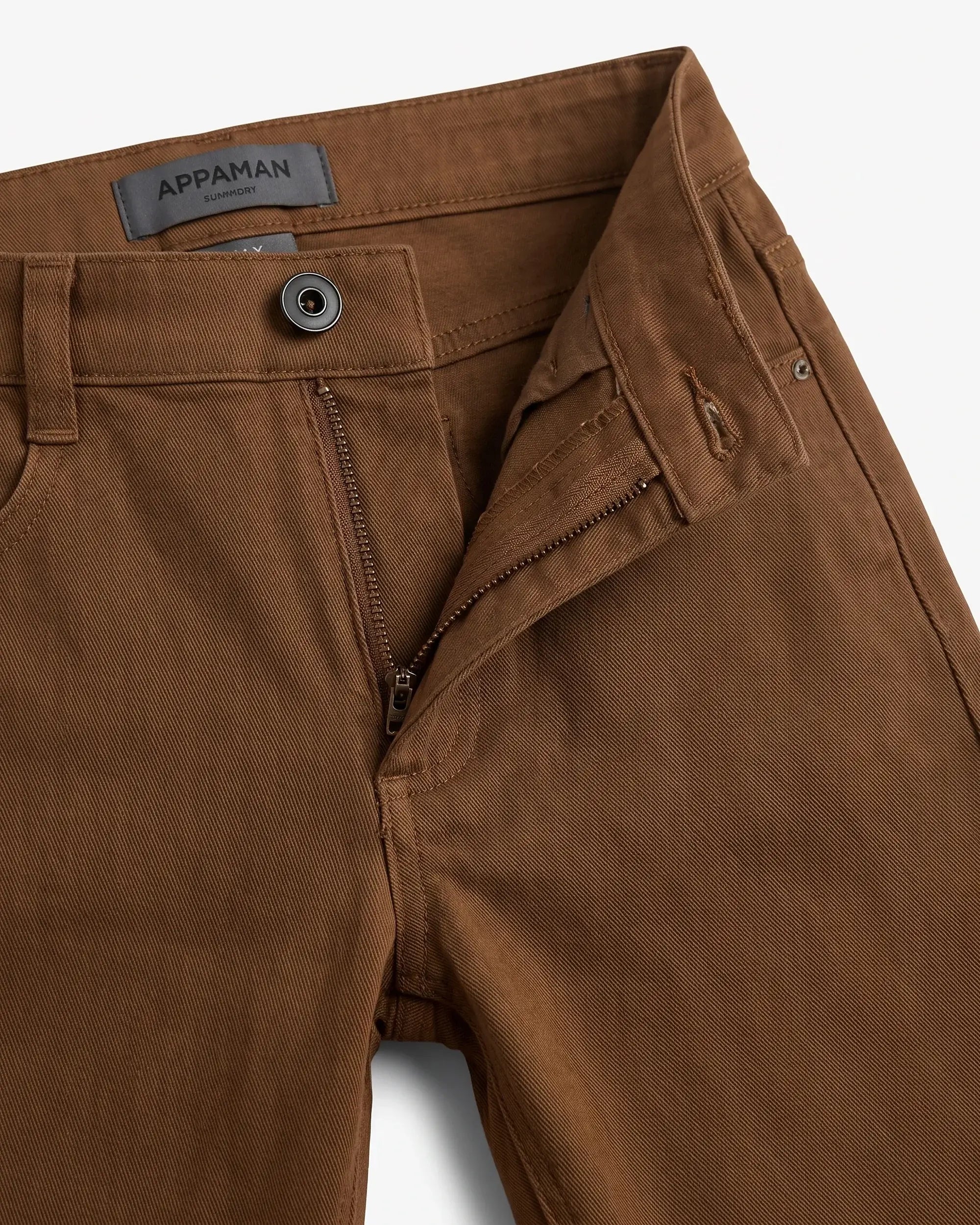 British Khaki Commuter Twill Pants — detail1