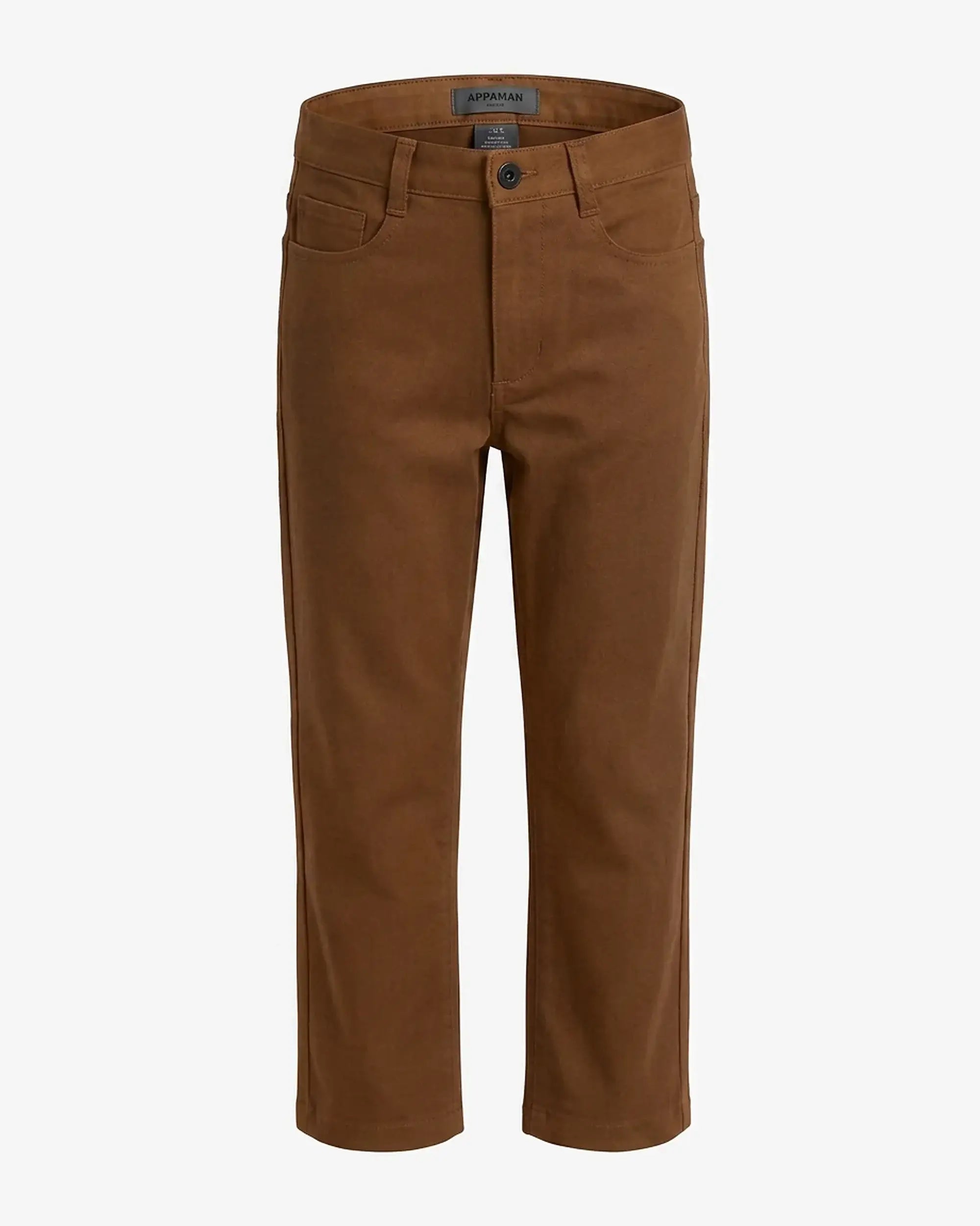 British Khaki Commuter Twill Pants — front