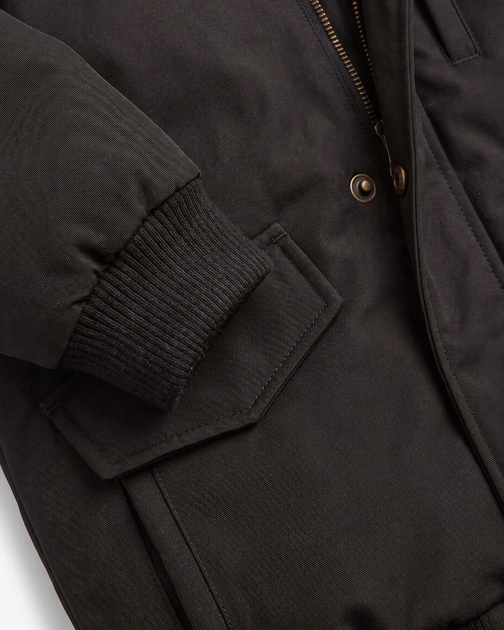 Black City Transit Coat — detail2