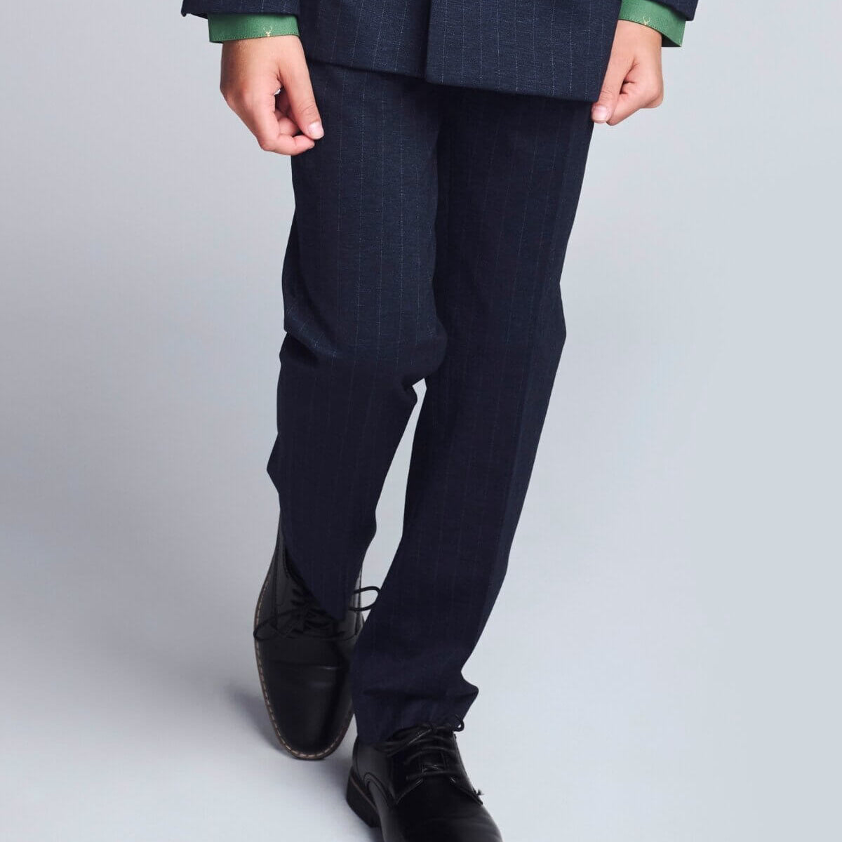 Appaman Men's Kids' Wide Leg Pinstripe Pants - Blue