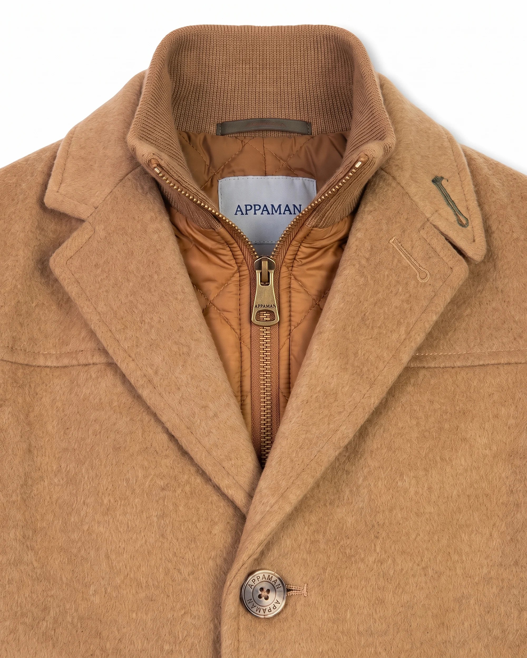 Camel New City Overcoat — detail1