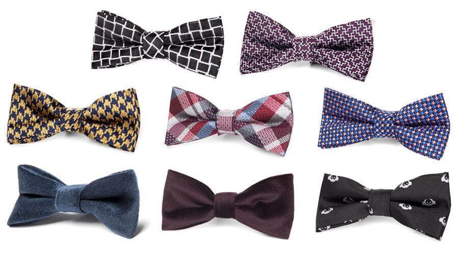 A stylish collection of bow ties in vibrant patterns for kids, showcasing playful elegance for every occasion.