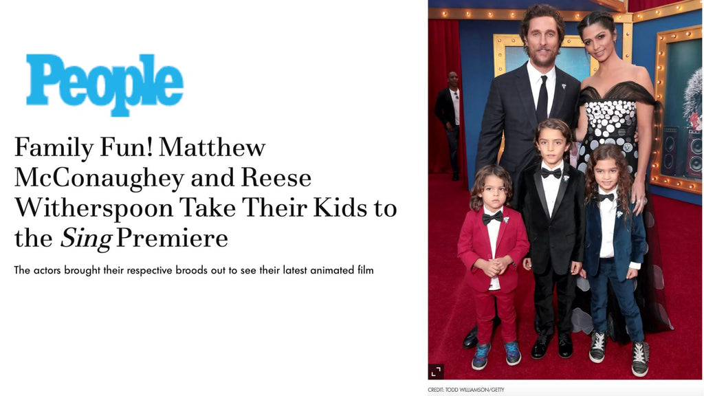 Matthew McConaughey's children matched their dad in Appaman suits