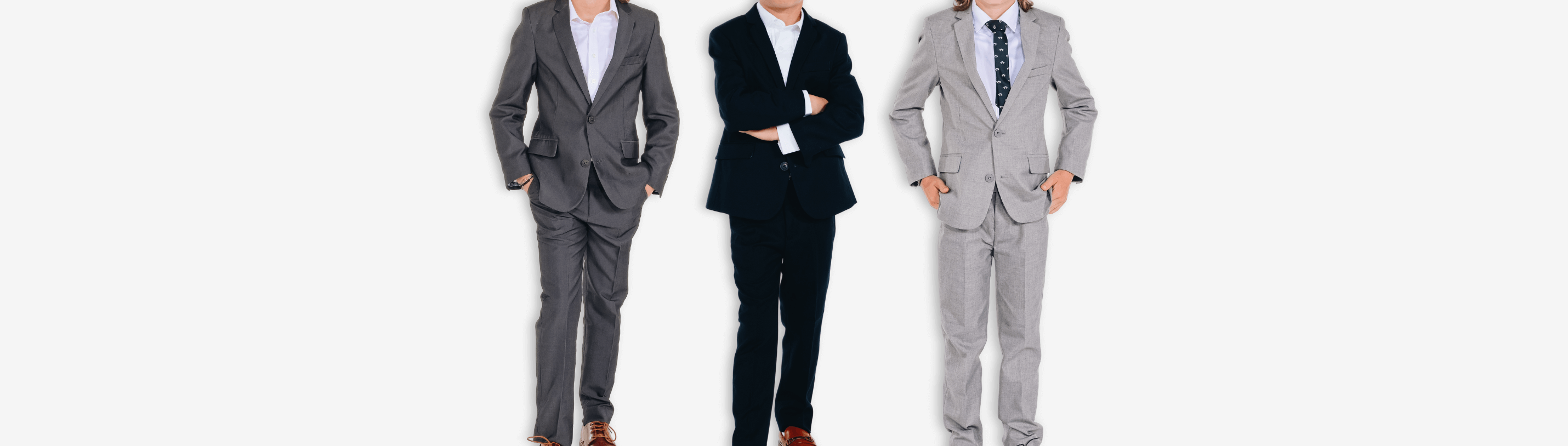 Stylish boys in suits showcasing modern funeral attire for kids, perfect for memorial services.