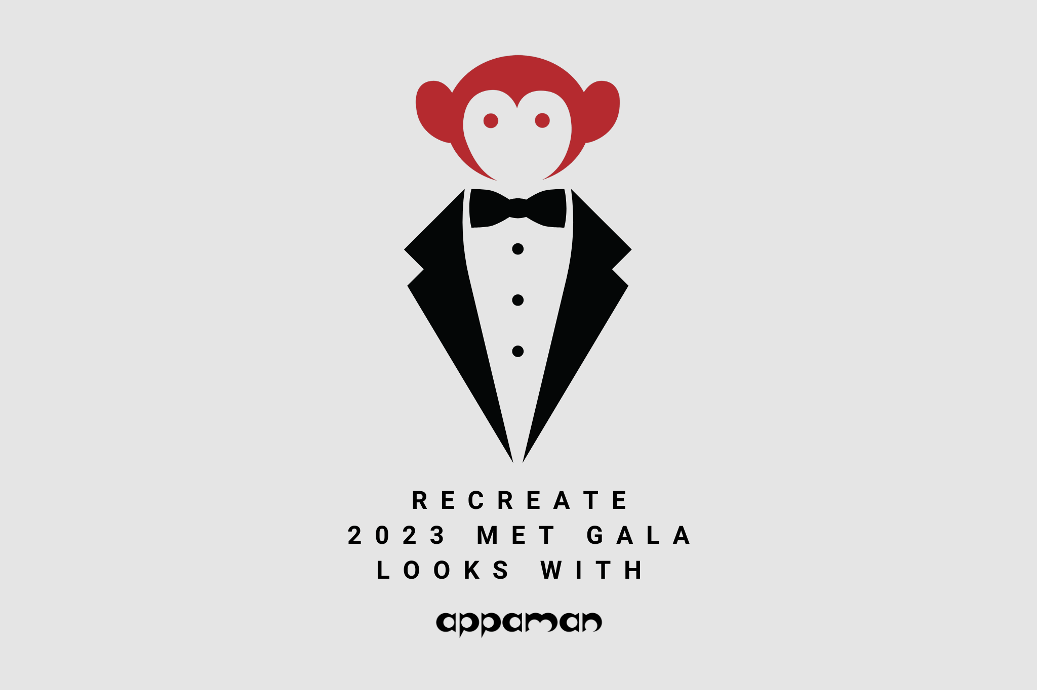 Stylish Appaman logo encouraging families to recreate 2023 Met Gala looks with fun children's formalwear.