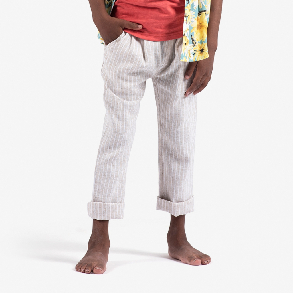 Boy in Appaman Pants and Bottoms