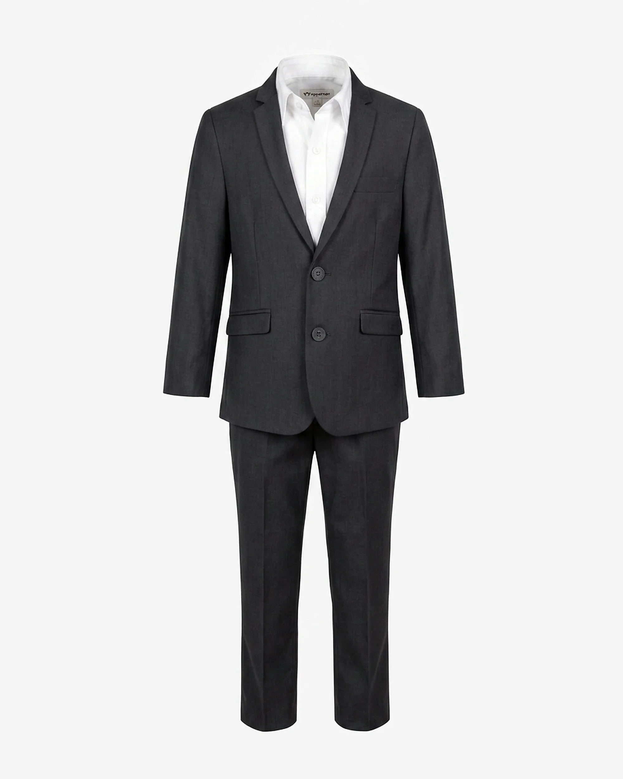 Vintage Black Mod Suit — front