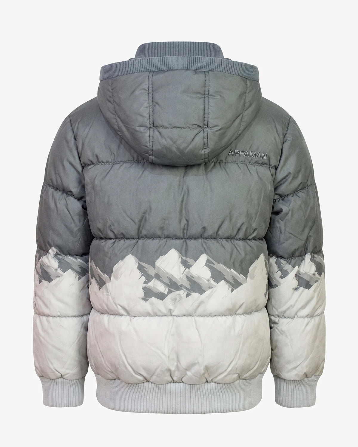 Winterscape Puffy Coat — back