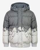 Winterscape Puffy Coat — front