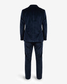 Black Velvet Suit Blazer — back