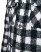 Black Checkerboard Snow Fleece Shirt — detail1