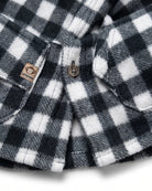 Black Checkerboard Snow Fleece Shirt — detail2