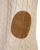 Winter White Fisherman Sweater — detail1