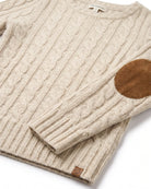 Winter White Fisherman Sweater — detail2