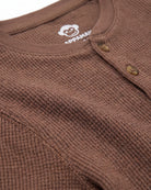 Brown Craftsman Thermal Henley — detail2