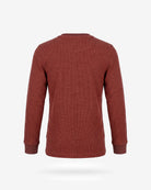 Tomato Craftsman Thermal Henley — back