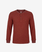 Tomato Craftsman Thermal Henley — front