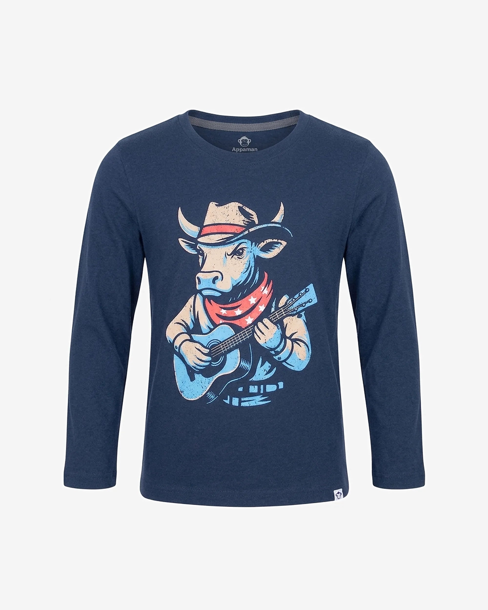 Billy The Bull Graphic Long Sleeve Tee — front