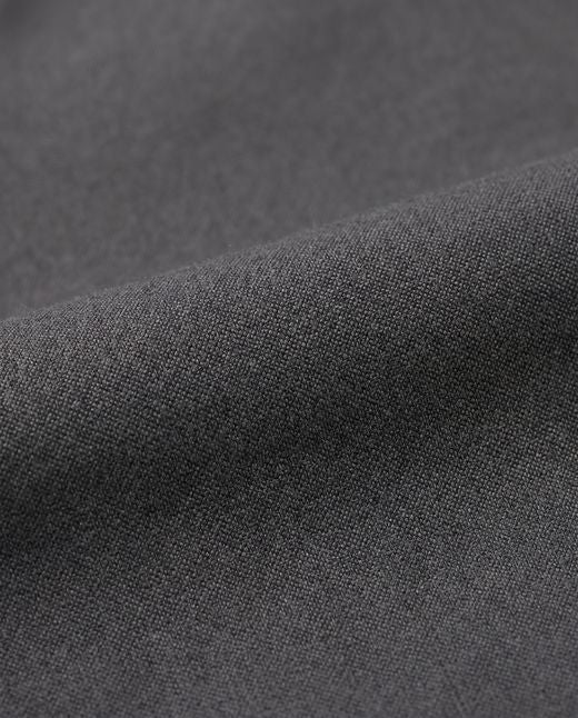 Close-up of dark gray fabric texture
