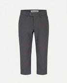 Gray pants with a belt on a white background