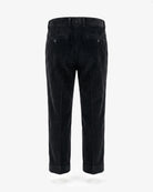 Black Velvet Suit Pants — back