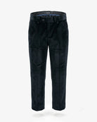 Black Velvet Suit Pants — front