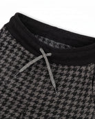 Black Houndstooth Rest Day Sweatpants — detail1