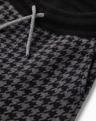 Black Houndstooth Rest Day Sweatpants — detail2