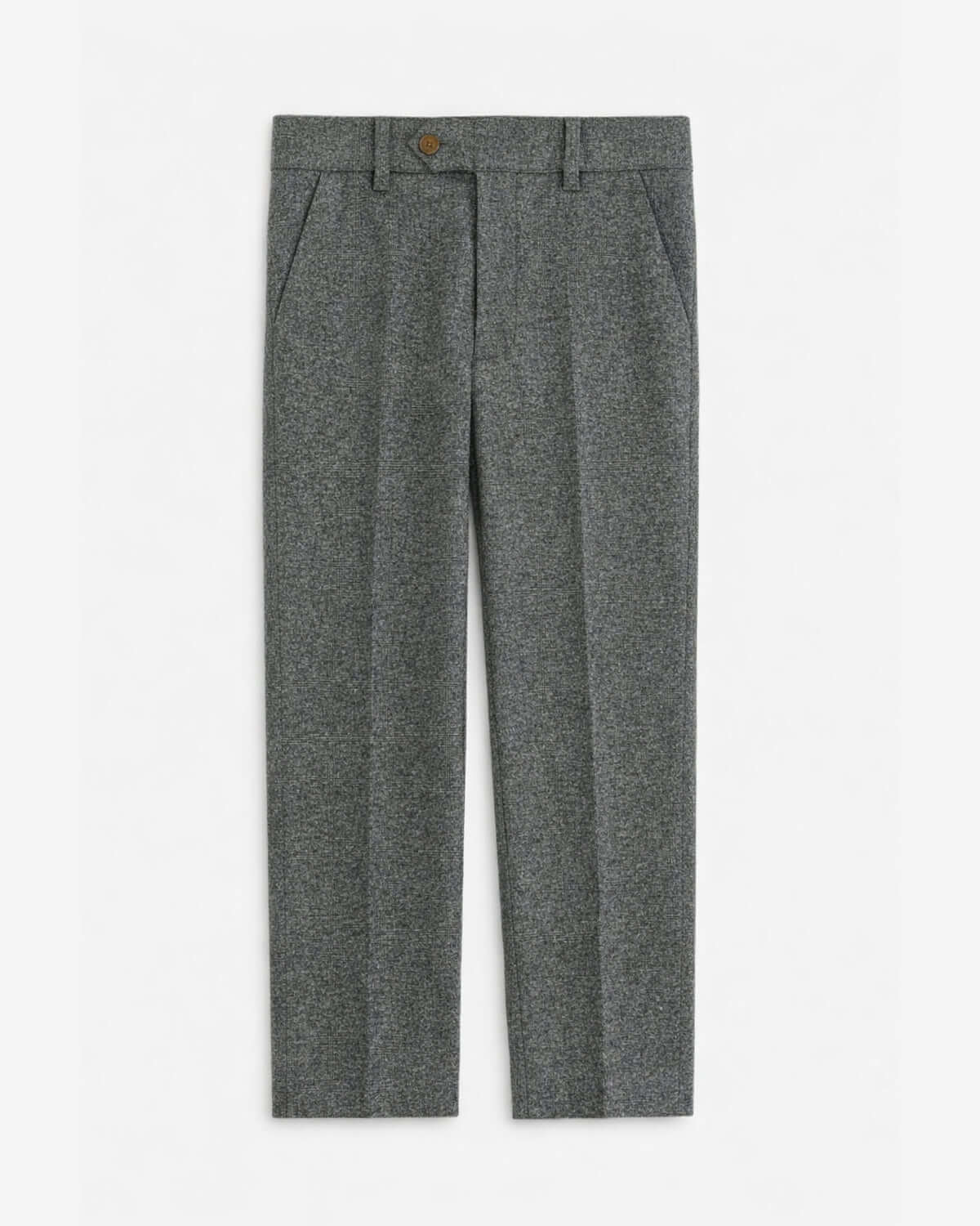 plaid slim fit dress pants Stretchy Suit Pant
