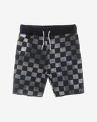 Check Camp Shorts in Black Check