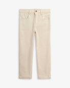 Eggwhite Commuter Twill Pant in a light beige color, designed for everyday casual wear.