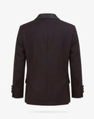 Black Tuxedo Suit Jacket — back