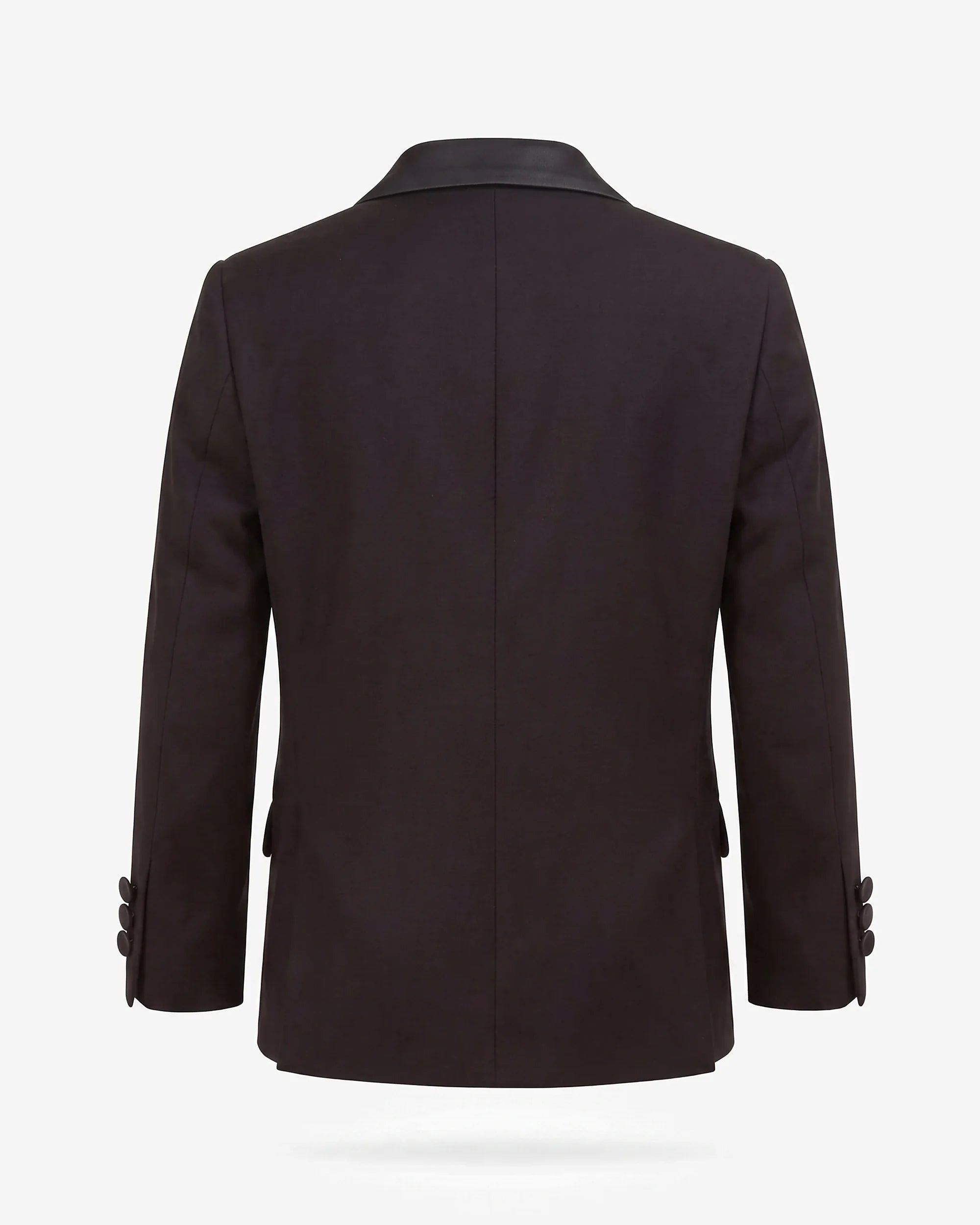Black Tuxedo Suit Jacket — back